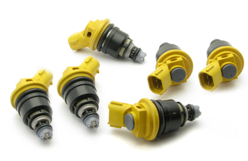 DeatschWerks 950cc side feed fuel injectors for Nissan I30, Maxima VQ30de, 300ZX, RB25DET 6-cylinder engine performance parts