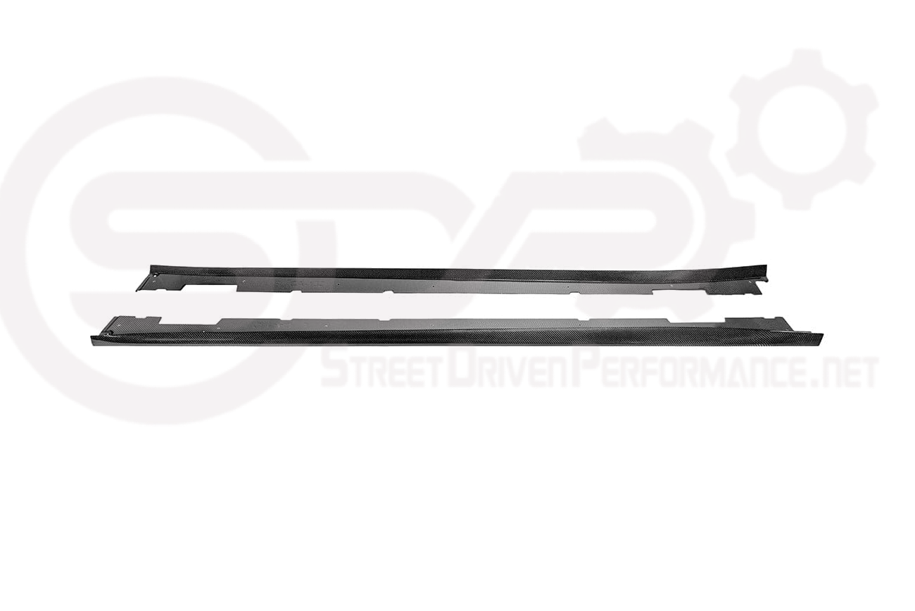 2016-2019 Cadillac CTS-V V3 - Factory Style Carbon Fiber Side Skirts Rocker Panels Ground Effects