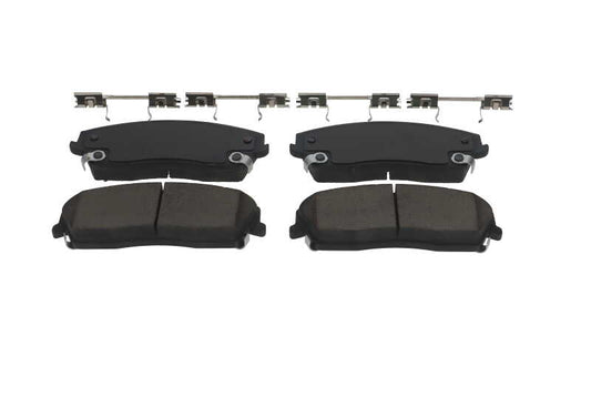 Baer Brakes performance Claw brake pads installed in a 2005-2023 Chrysler 300, showing the brake pad design and branding.