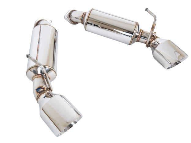 2008-2013 INFINITI G37 COUPE | MUFFLER AXLE BACK EXHAUST (ANDOLIZED SILVER OR BURNT BLUE TIPS)