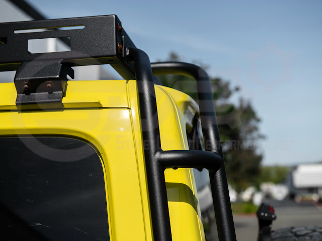 2018-UP JEEP WRANGLER JL & 2020-PRESENT JEEP GLADIATOR JT | CARBON STEEL BLACK TOP ROOF CARGO RACK (FULL & HALF LENGTH)