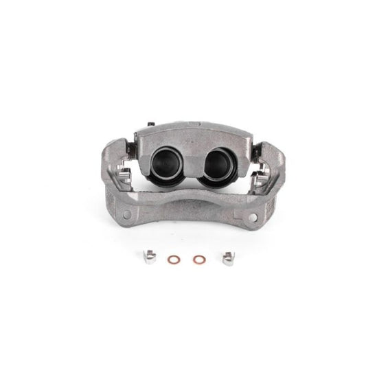 PowerStop OE front right brake caliper with bracket for 2010-2018 Lexus RX350, shown with mounting components.
