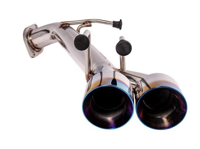 2018-2024 Toyota Camry SE FWD | T-304 Muffler Delete Single Exit Axle Back Exhaust (Chrome or Burnt Blue Tips)