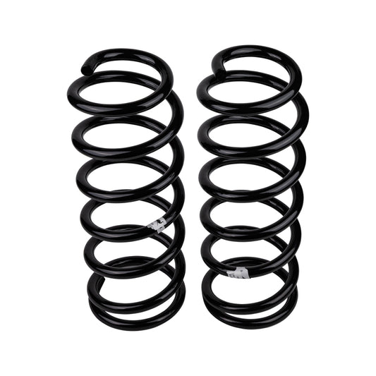 Old Man Emu ARB OME rear coil spring for 80 VHD vehicle, showcasing the black coilover spring with coil design.