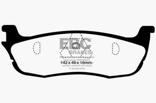 EBC Ultimax2 rear brake pads for Ford Expedition 1997-1999 4.6 2WD, OE style brake pads for reliable stopping power.