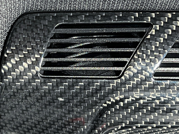 2020-Up Toyota GR Supra A90 | Factory Style CARBON FIBER Reading Light Panel Trim Vent Cover