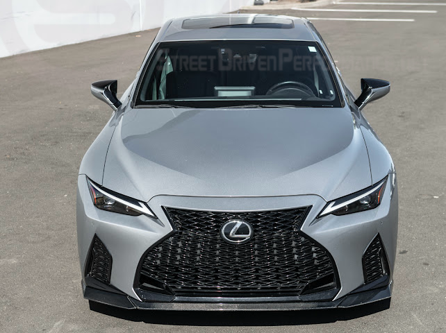 2021-UP LEXUS IS300, IS350, IS500 | JDM NOVEL STYLE CARBON FIBER FRONT BUMPER LIP SPLITTER GROUND EFFECTS