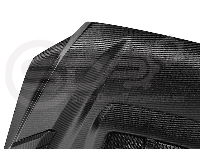 2022-UP TOYOTA TUNDRA | SDP CARBON FIBER FRONT VENTED HOOD WITH SIDE VENTS