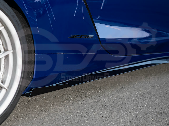 2023-UP CHEVROLET CORVETTE C8 Z06 & E-RAY | SDP PERFORMANCE TRACK STYLE SIDE SKIRTS ROCKER PANEL GROUND EFFECTS