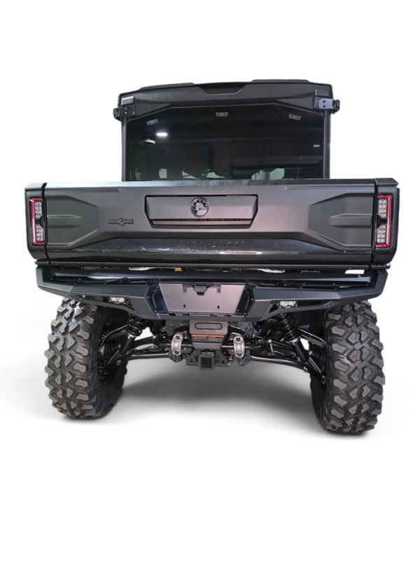 Elektric Off Road Can-Am Defender HD11 Volt steel rear bumper for off-road vehicles, durable and protective steel bumper design.