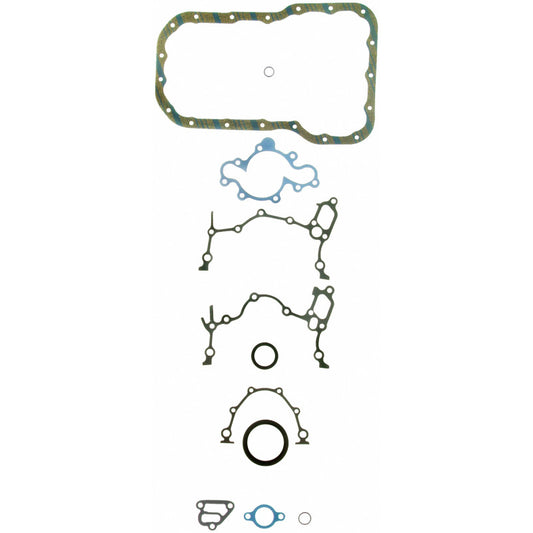 Fel-Pro Mazda 929 CS 9649-1 engine gasket set with multiple gaskets for engine conversion visible in the image.