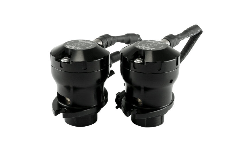 Turbosmart Kompact EM Dual Port VR26 blow off valve installed on Ford Explorer EcoBoost V6 engine, showcasing the forced induction component.