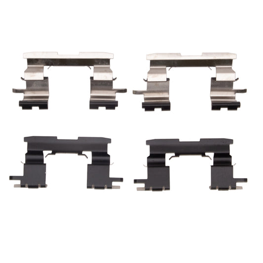 DFC brake hardware kit for Toyota Celica, premium front hardware set with clips and springs for brake system maintenance.