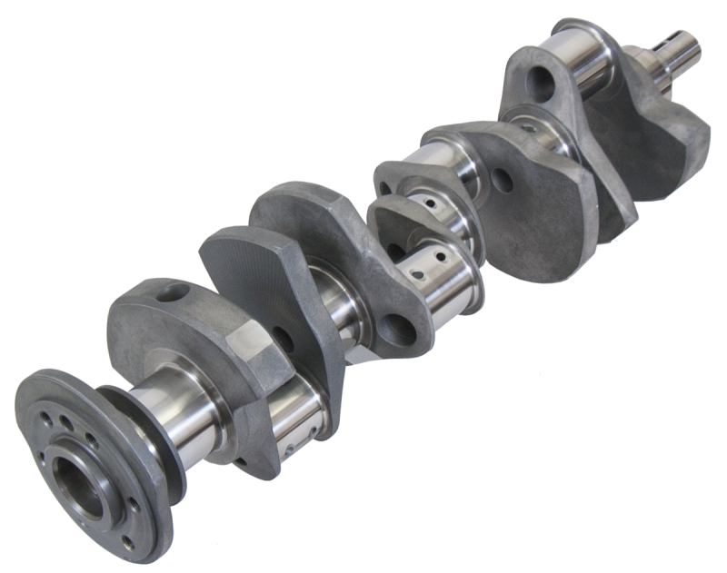 Eagle Chevrolet 305/350 2pc rear seal forged steel crankshaft with 3.75-inch stroke, lightweight 4340 steel construction.