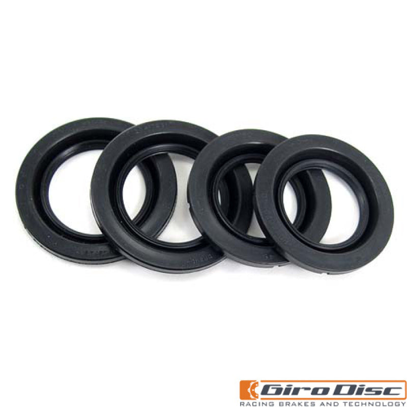 GiroDisc Nissan GT-R R35 rear dust boot for brake calipers, made of durable rubber, designed for 380mm rear brake discs.