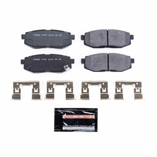 PowerStop rear track day SPEC brake pads for 2013-2016 Scion FR-S, racing brake pads with high-performance friction material