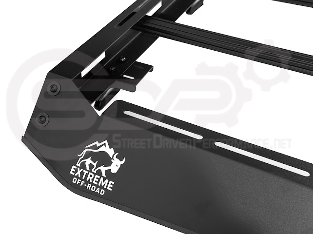 2018-UP JEEP WRANGLER JL & 2020-PRESENT JEEP GLADIATOR JT | CARBON STEEL BLACK TOP ROOF CARGO RACK (FULL & HALF LENGTH)