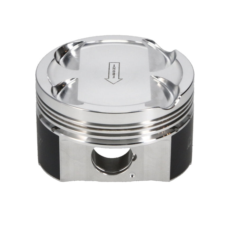 Manley Performance forged piston set for 86mm bore Toyota Supra 2JZGTE turbo engine, includes pistons and rings.