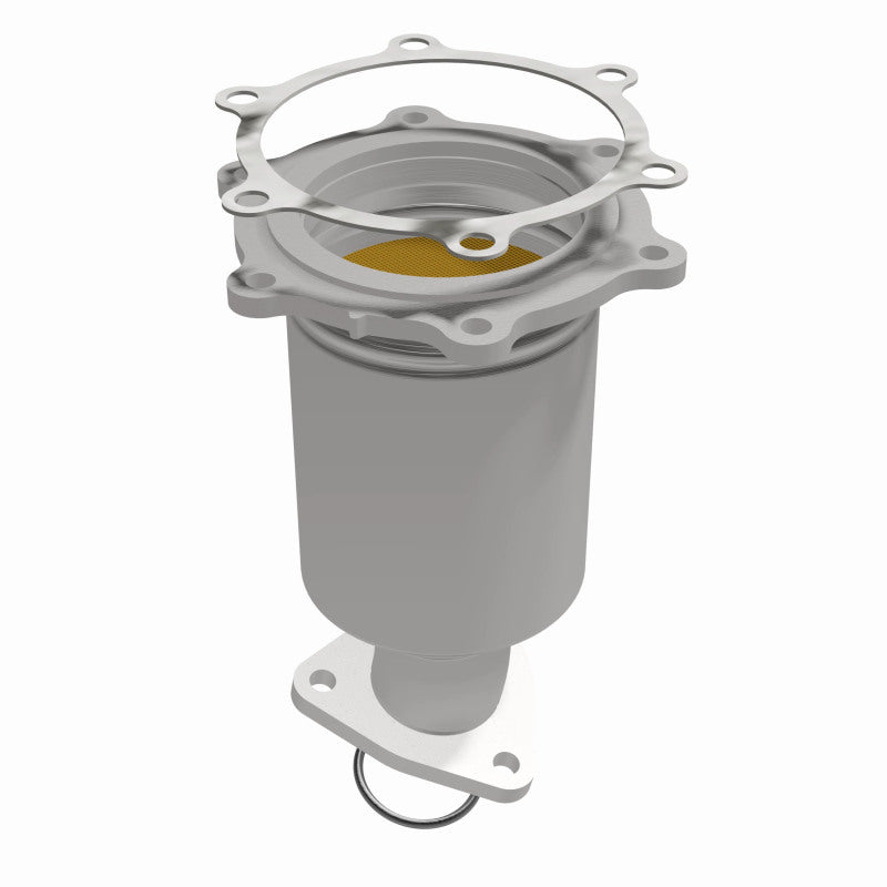 MagnaFlow catalytic converter for 1997 Infiniti QX4 3.3L, direct fit converter mounted under vehicle for emissions control.