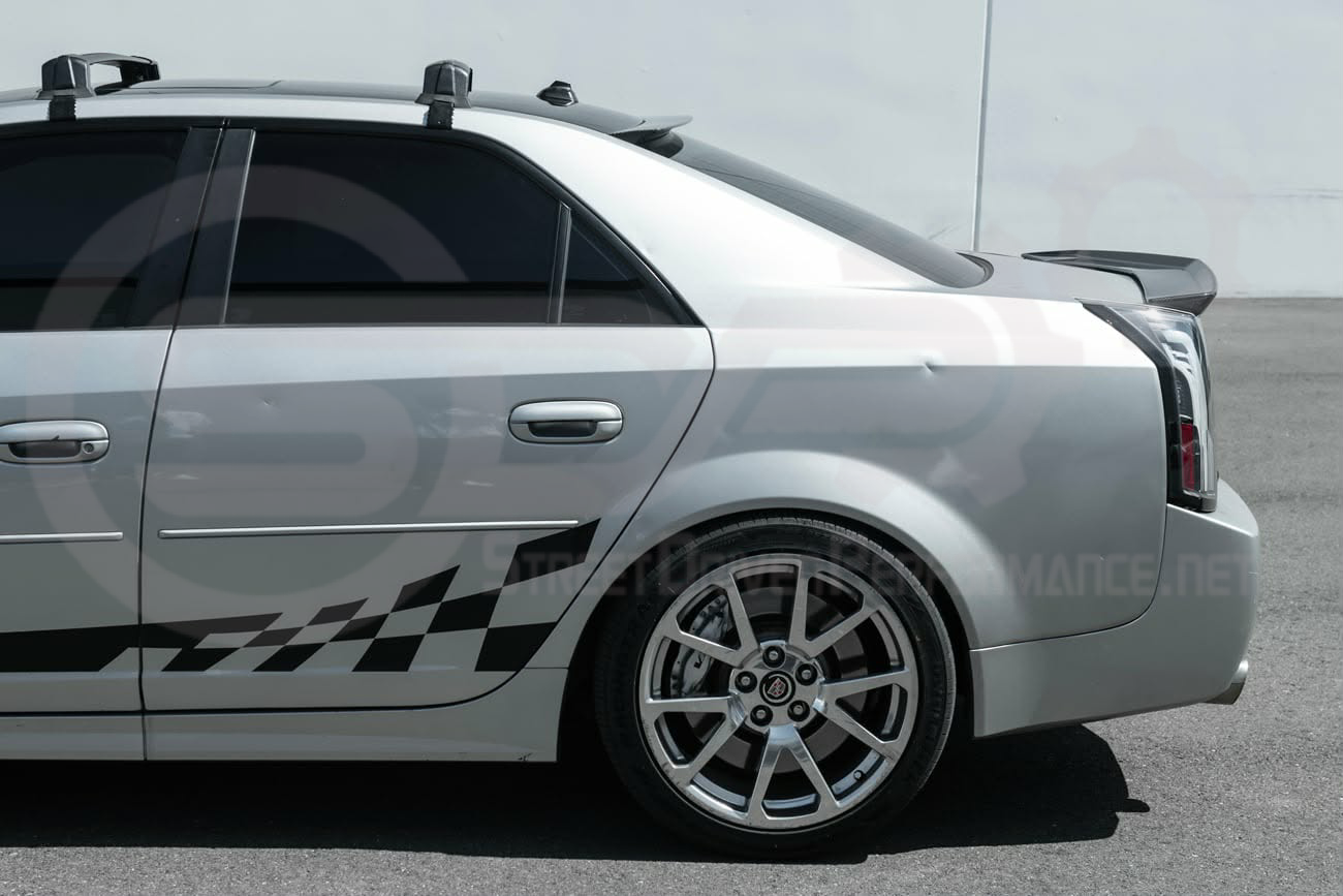 2003-2008 Cadillac CTS-V, V1 | SDP Performance Style CARBON FIBER Top Window Roof Spoiler Wing
