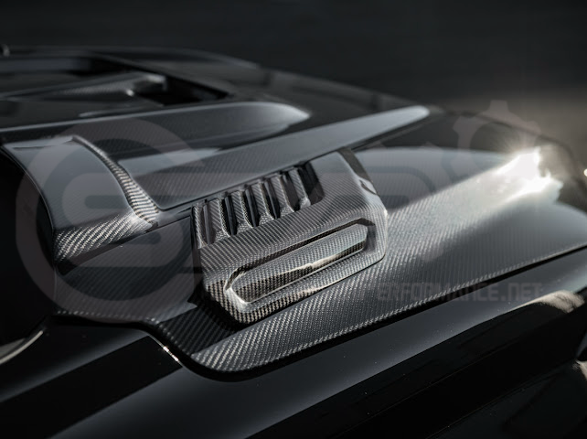 2022-UP TOYOTA TUNDRA | SDP CARBON FIBER FRONT VENTED HOOD WITH SIDE VENTS