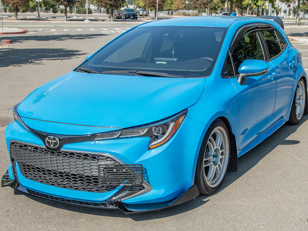 2019-UP TOYOTA COROLLA HATCHBACK | JDM PERFORMANCE PACKAGE FRONT SPLITTER LIP GROUND EFFECTS