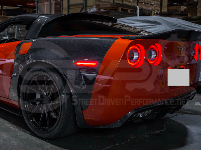 2005-2013 Chevrolet Corvette C6 | Amber Light LED Side Fender Markers Pair (Front and / or Rear) {Clear, Amber, Red, or Smoke Lenses}