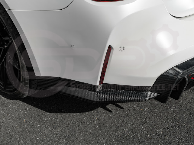 2021-PRESENT BMW G82/G83 M4 | 3D STYLE CARBON FIBER REPLACEMENT 3PCS REAR DIFFUSER APRON