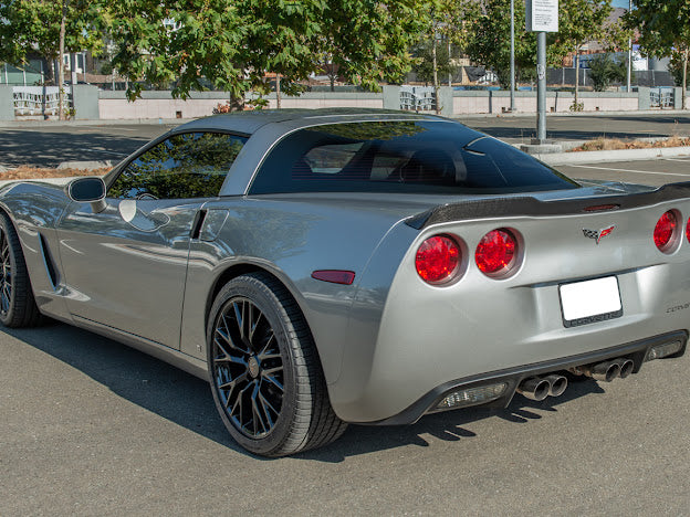 *IMPERFECTION / DISCOUNTED* 2005-2013 C6 Corvette - Extended ZR1 Style CARBON FIBER Rear Trunk Lid Spoiler Wing