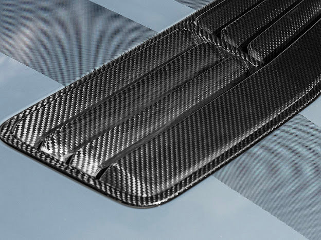 2024-UP FORD MUSTANG S650 | CARBON FIBER FRONT UPPER HOOD VENT INSERT