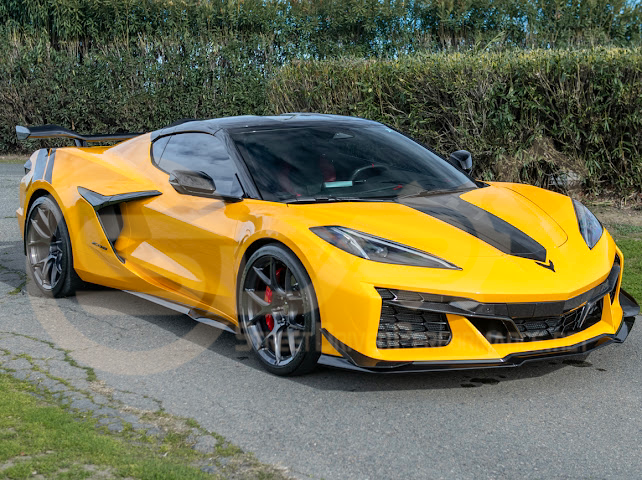 2020-UP CORVETTE C8 BRONZE ACCENT HOOD RACING STRIPE DECAL
