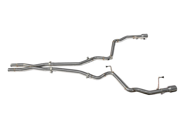 2024-Up Ford Mustang GT 5.0L | T-304 Straight Through Cat Back Dual Tips Exhaust