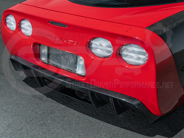 1997-2004 Chevrolet Corvette C5 | SDP Performance style CARBON FIBER Rear Bumper Finned Diffuser