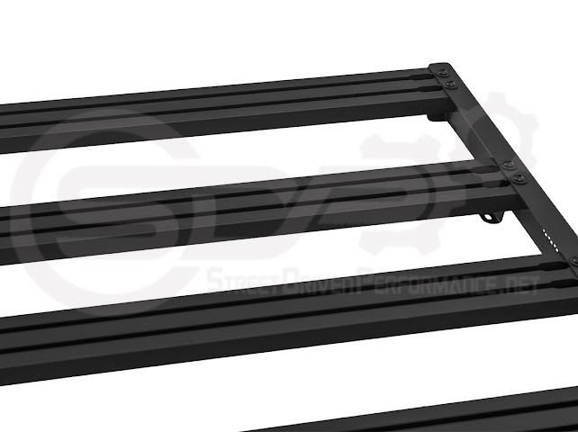 2016-2023 Toyota Tacoma | Extreme Off-Road Version 2 Carbon Steel Black Top Roof Rack Cargo Luggage Carrier