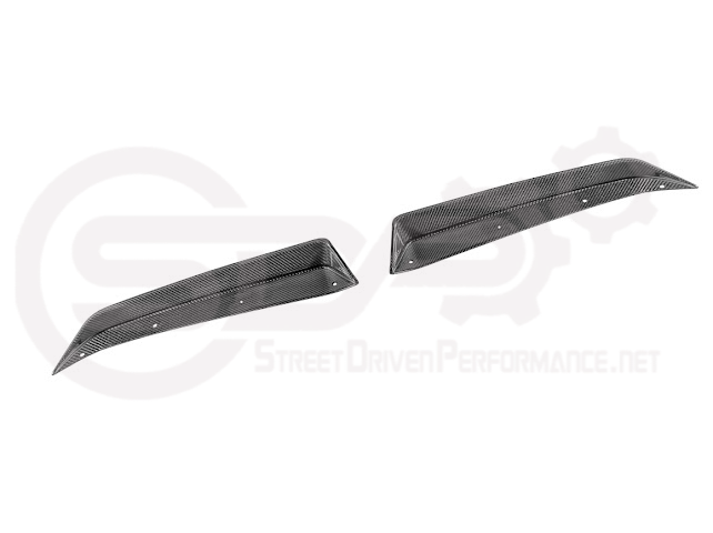 2023-Up CORVETTE C8 Z06 / E-RAY / ZR1 | CARBON FIBER 1.5 INCH EXTENDED REAR SPOILER WING WICKER BILL WINGLETS PAIR
