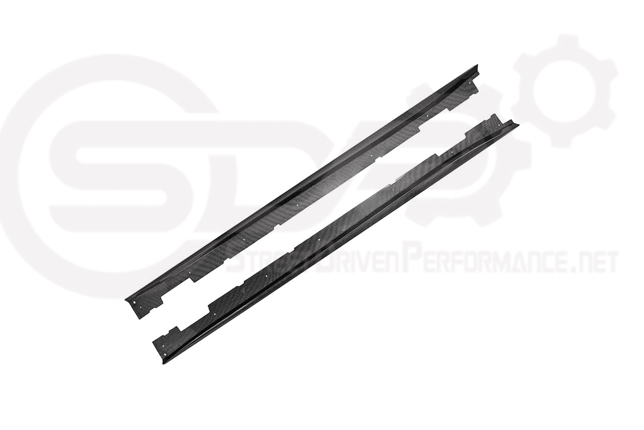 2016-2019 Cadillac CTS-V V3 - Factory Style Carbon Fiber Side Skirts Rocker Panels Ground Effects