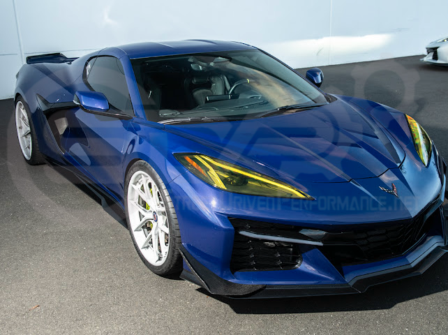 2023-UP CORVETTE C8 Z06, E-RAY, ZR1 | Z07 PERFORMANCE PACKAGE CARBON FIBER FRONT BUMPER SIDE CANARDS DRIVE PLANES PAIR