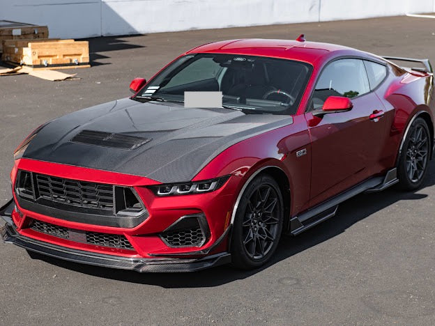 2024-Up Mustang GT S650 | CARBON FIBER Front Side Grille Insert Replacement Pair