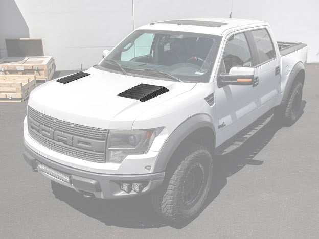 2009-2014 Ford F-150 Raptor SVT |SDP Performance Package Carbon Fiber Hood Vents Replacement