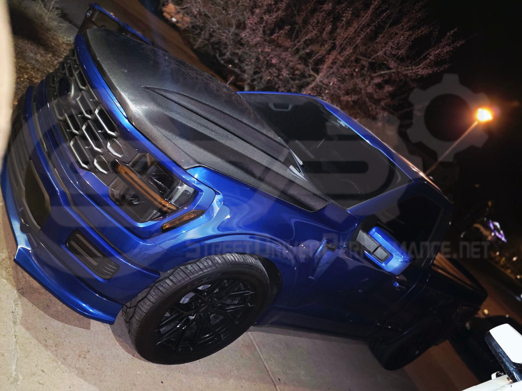 2021-UP FORD F-150 | SDP PERFORMANCE STYLE CARBON FIBER FRONT COWL HOOD
