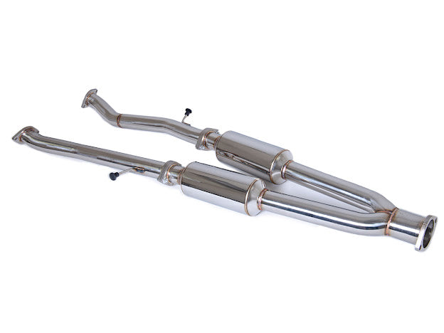 2017-PRESENT INFINITI Q50 2WD 2.5" STAINLESS STEEL RESONATED MID PIPE