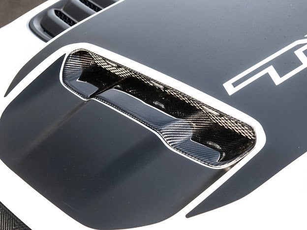 2019-UP RAM 1500 TRX CARBON FIBER FRONT AIR INTAKE HOOD SCOOP