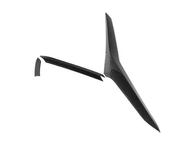 2023+ CHEVROLET CORVETTE C8 Z06/ E-RAY | CARBON FIBER SIDE FENDER VENT DOOR HANDLE TRIM PAIR