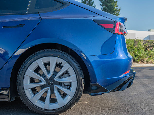2017-UP TESLA MODEL 3 PERFORMANCE REAR BUMPER DIFFUSER