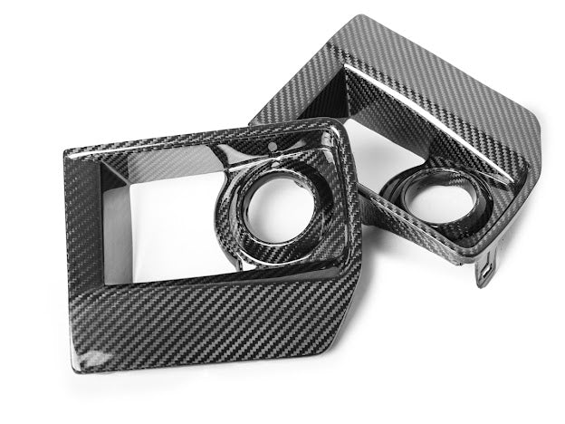 2009-2015 Cadillac CTS-V V2 - Carbon Fiber Fog Light Bezels / Covers