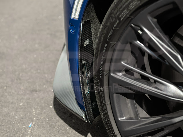 2020-2024 CADILLAC CT5-V BLACKWING SEDAN | FRONT LIP SPLITTER GROUND EFFECTS & WHEEL ARCHES