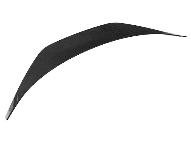 Carbon fiber rear spoiler wing for 2022-up Toyota GR86 and Subaru BRZ, JDM style, by Street Driven Performance.