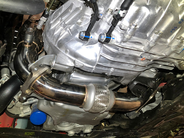 2017-2021 HONDA CIVIC TYPE-R FK8 & 2022+ HONDA CIVIC FL5 | PERFORMANCE HIGH FLOW CAT OR CATLESS DOWNPIPE