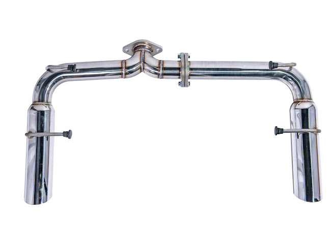 2022-PRESENT TOYOTA GR86 & SUBARU BRZ | MUFFLER DELETE BURNT TIP AXLE BACK EXHAUST (CHROME OR BURNT BLUE TIPS)