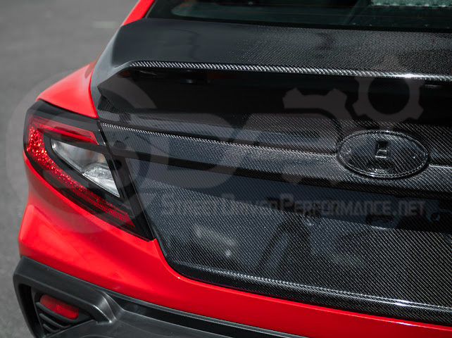 2022-Up Subaru WRX | JDM Style Carbon Fiber Rear Trunk w/ Integrated Spoiler Wing